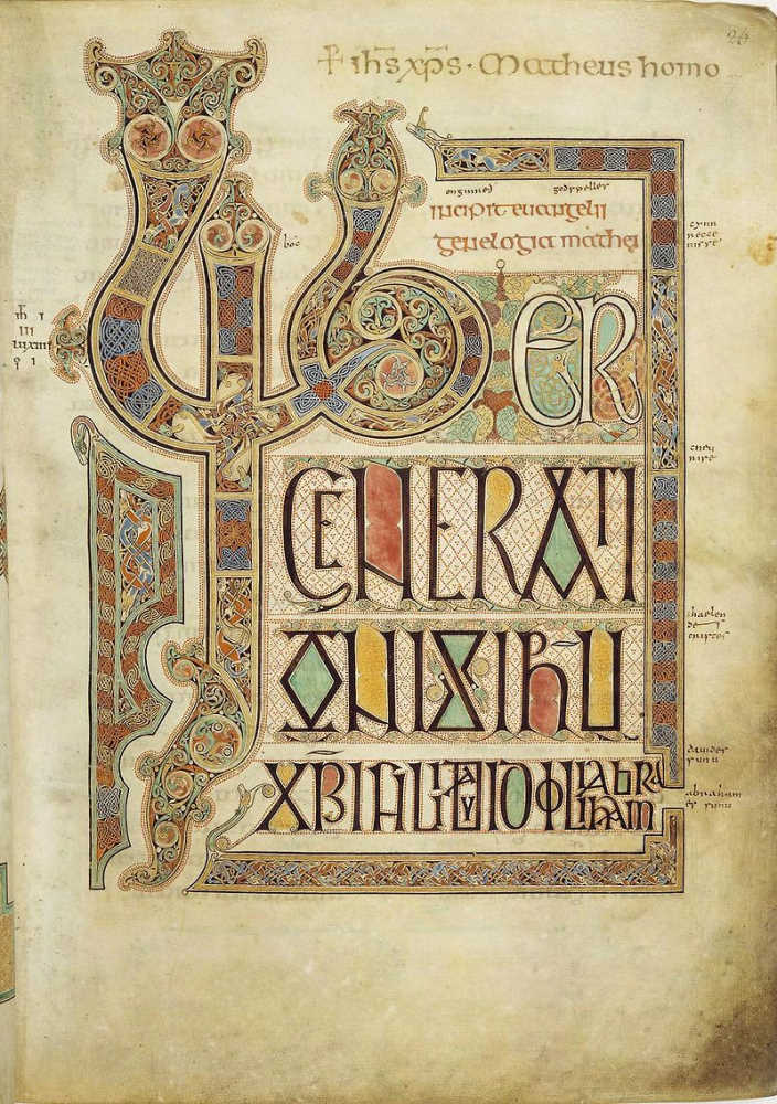 A beautifully illustrated mediæval codex