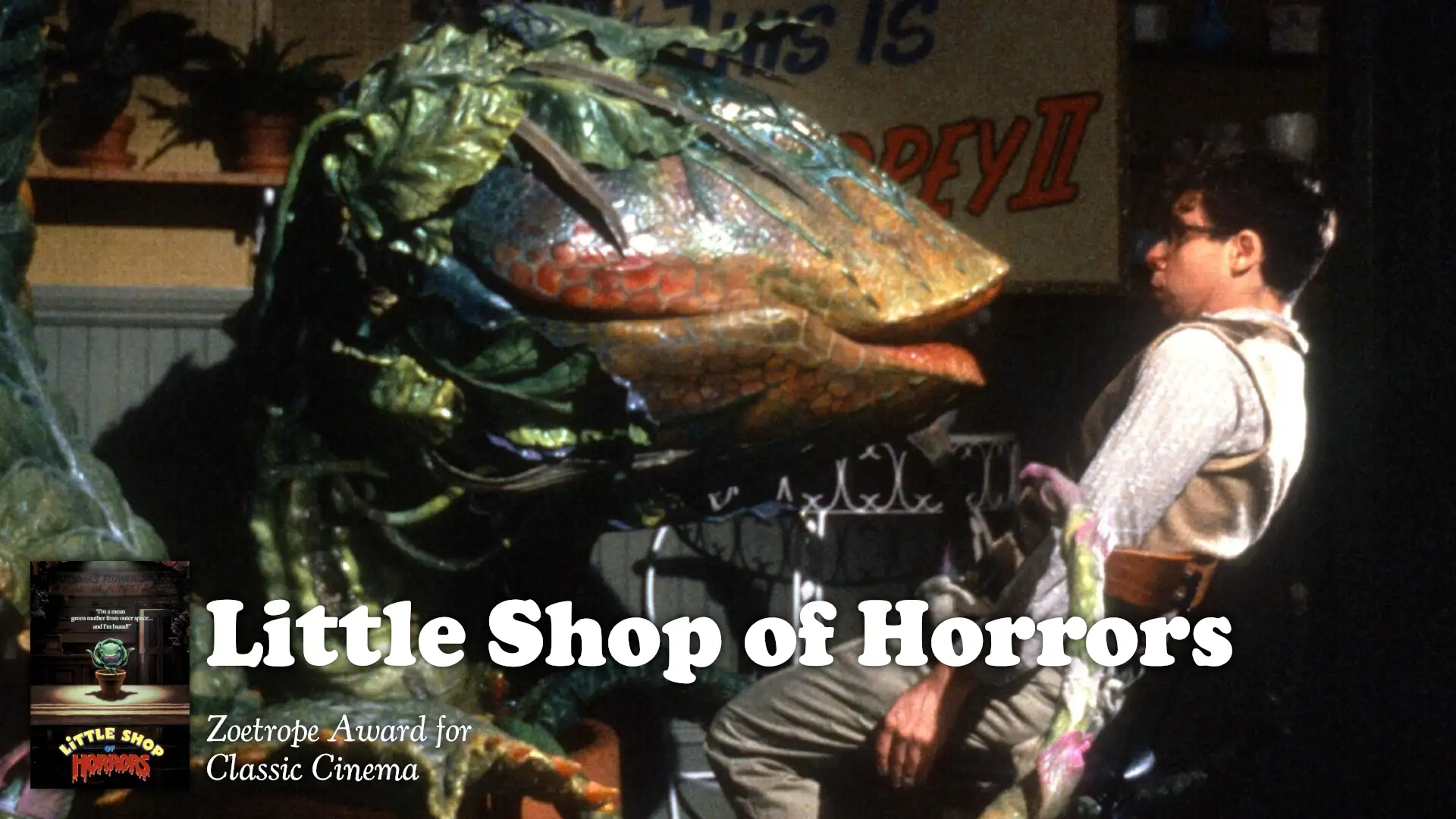 The Zoetrope Award for Classic Cinema goes to… Little Shop of Horrors!