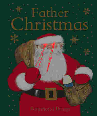 FATHER CHRISTMAS WITH LASER EYES