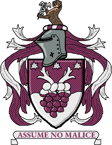 The current coat of arms.