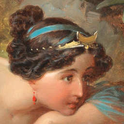 Modern painting of Diana