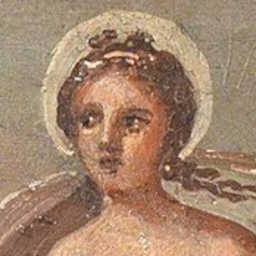 Ancient fresco of Selene